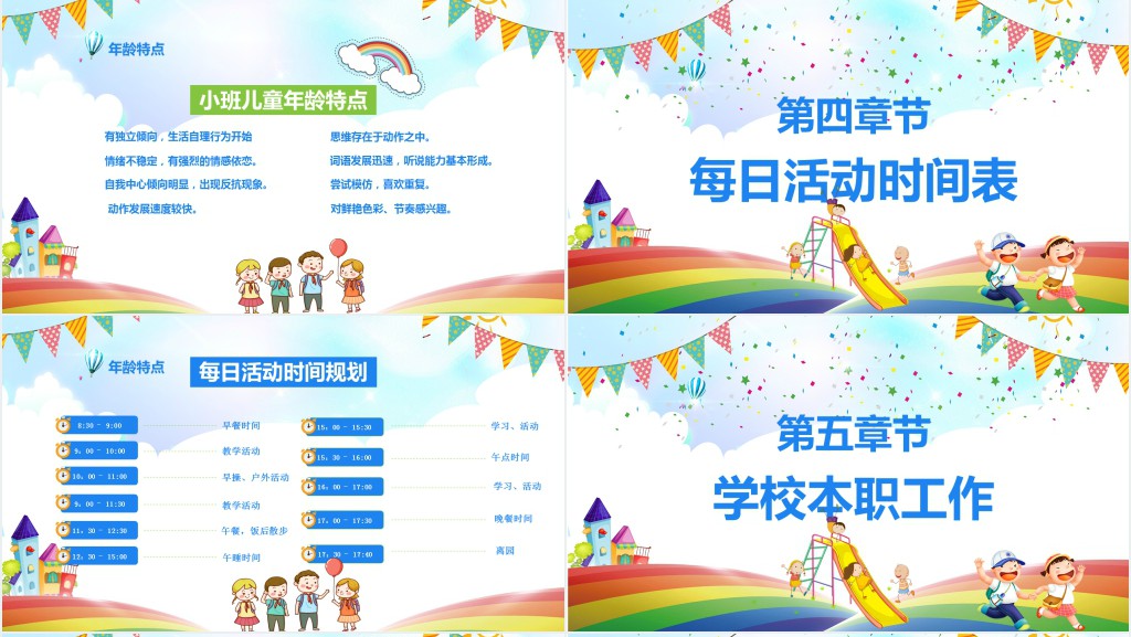 幼儿园开学园所介绍PPT模板 幼儿园开学园所介绍PPT模板