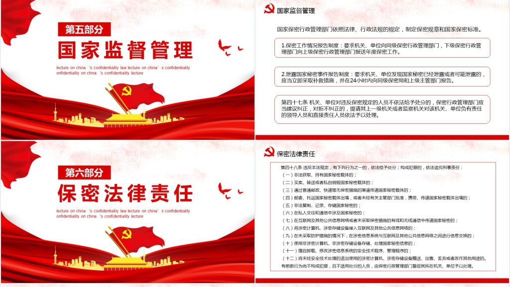 学习国家保密法PPT课件 学习国家保密法PPT课件
