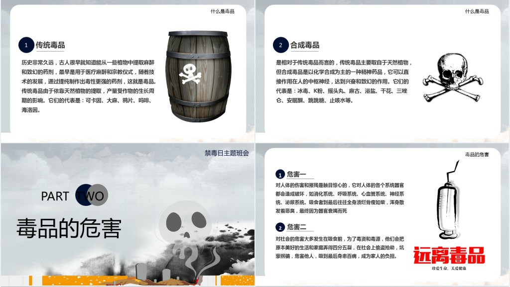 向毒品说不主题班会PPT课件 向毒品说不主题班会PPT课件