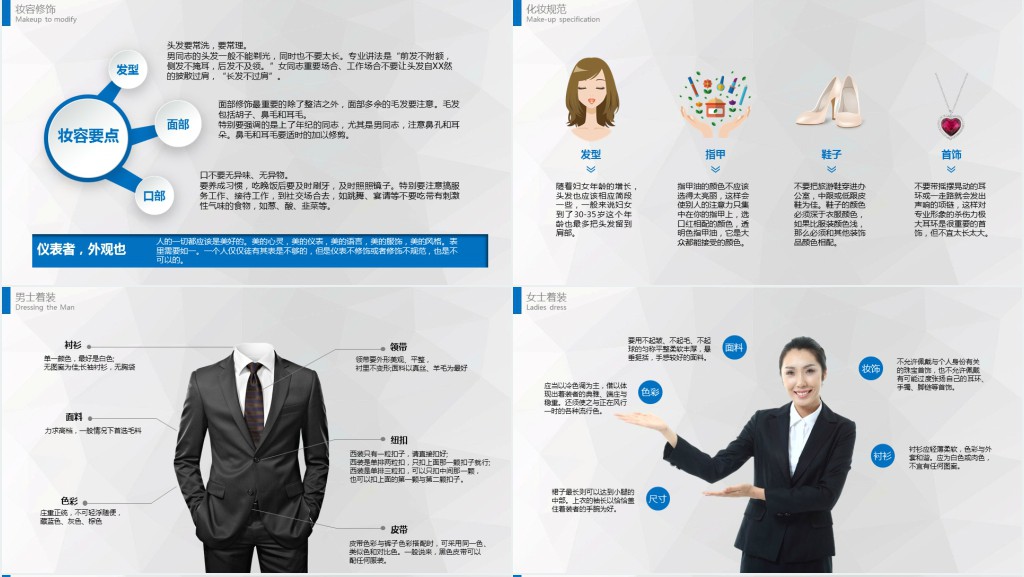 职场形象与商务礼仪PPT模板 职场形象与商务礼仪PPT模板