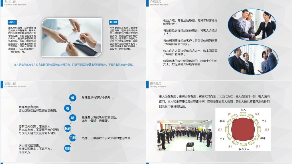 职场形象与商务礼仪PPT模板 职场形象与商务礼仪PPT模板