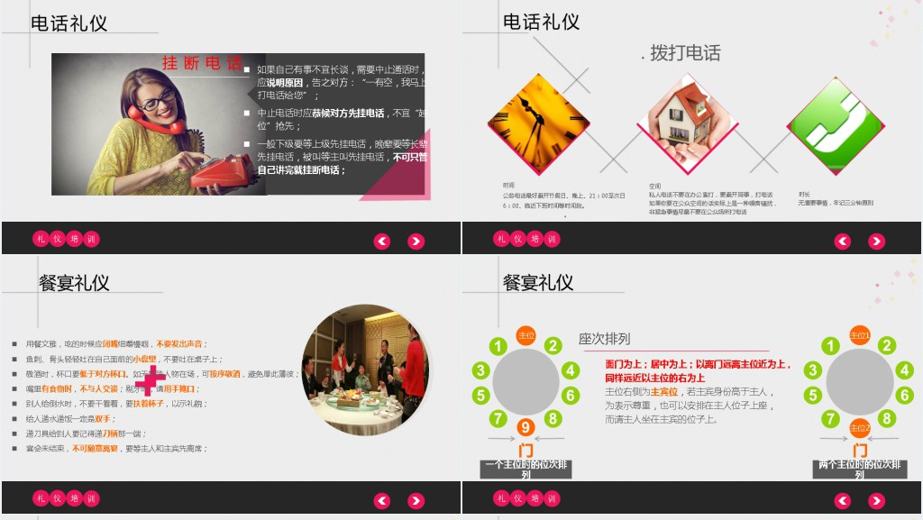 个人形象礼仪培训课PPT模板 个人形象礼仪培训课PPT模板