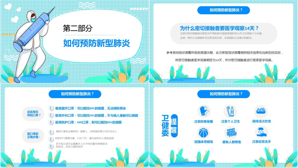 大学生普及防疫知识PPT课件 大学生普及防疫知识PPT课件