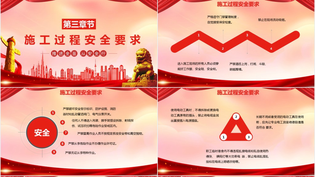 企业节后复工安全培训PPT模板 企业节后复工安全培训PPT模板