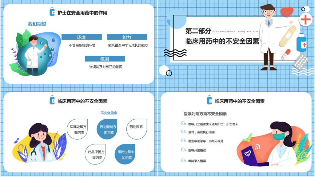 护理安全用药及管理PPT模板 护理安全用药及管理PPT模板