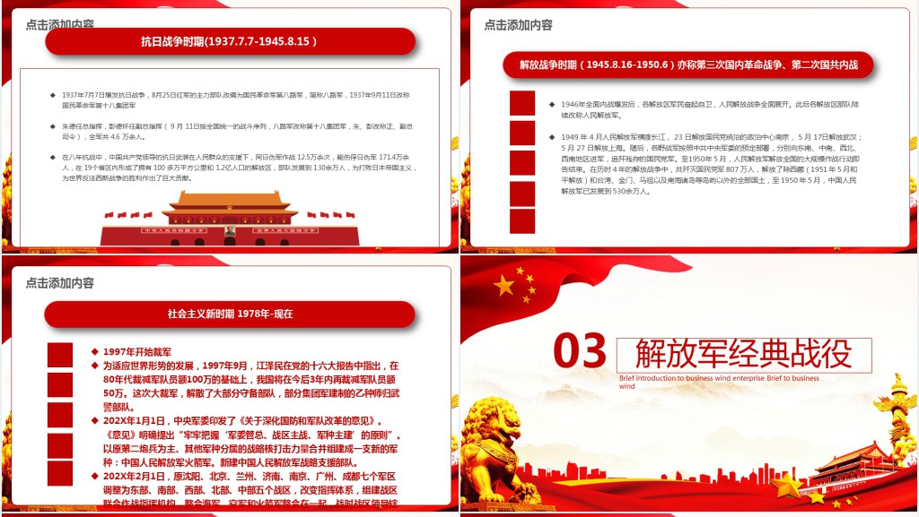 庆祝建军节95周年主题班会PPT课件 庆祝建军节95周年主题班会PPT课件