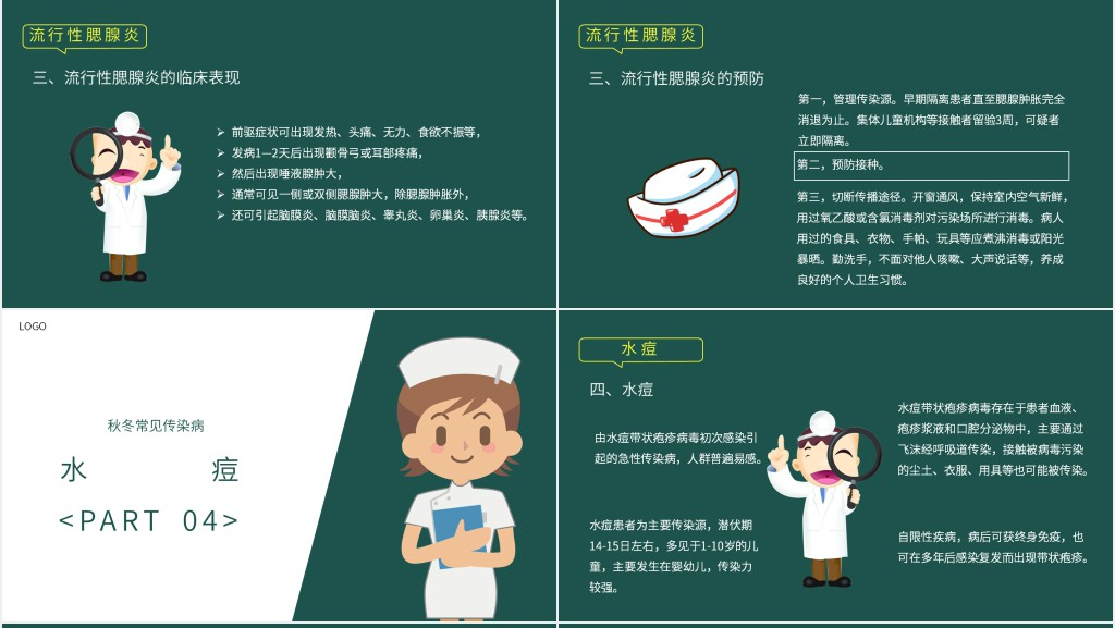 秋冬季节常见传染病预防知识PPT 秋冬季节常见传染病预防知识PPT