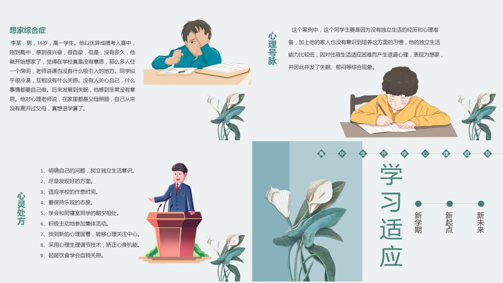 高中开学复课心理健康教案PPT课件 高中开学复课心理健康教案PPT课件