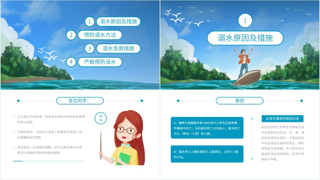 学生预防溺水安全PPT 学生预防溺水安全PPT