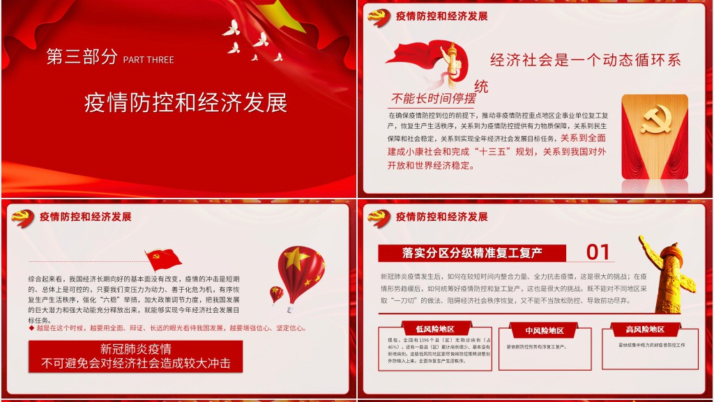 党政风一手抓防疫一手抓经济PPT 党政风一手抓防疫一手抓经济PPT
