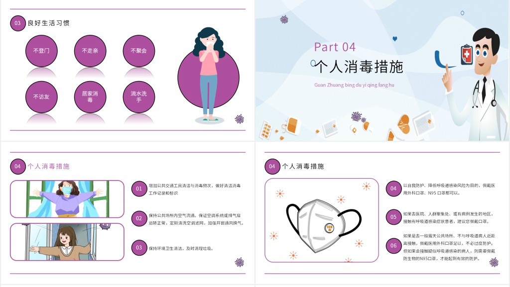 疫情防控个人防护知识培训PPT 疫情防控个人防护知识培训PPT
