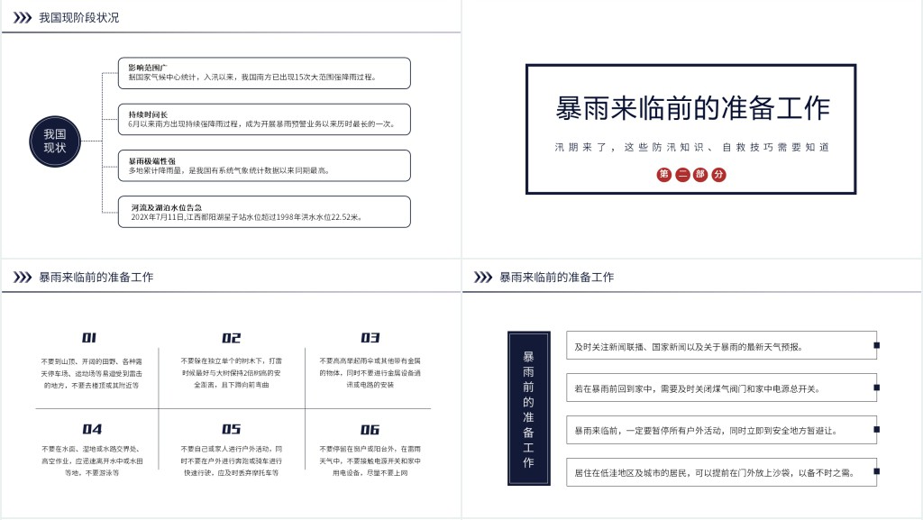 暴雨防洪培训PPT 暴雨防洪培训PPT