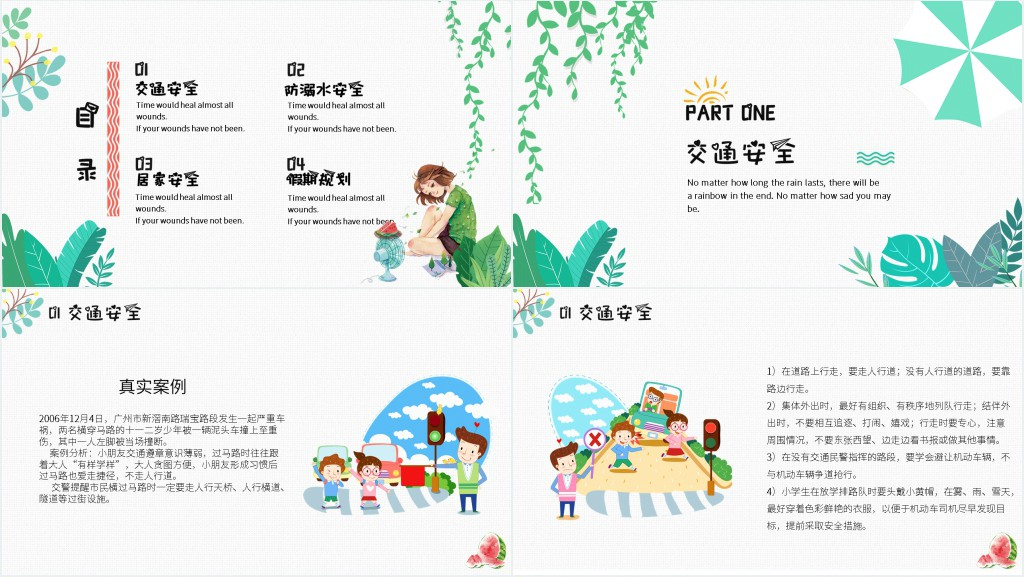 假期安全教育班会课PPT课件 假期安全教育班会课PPT课件