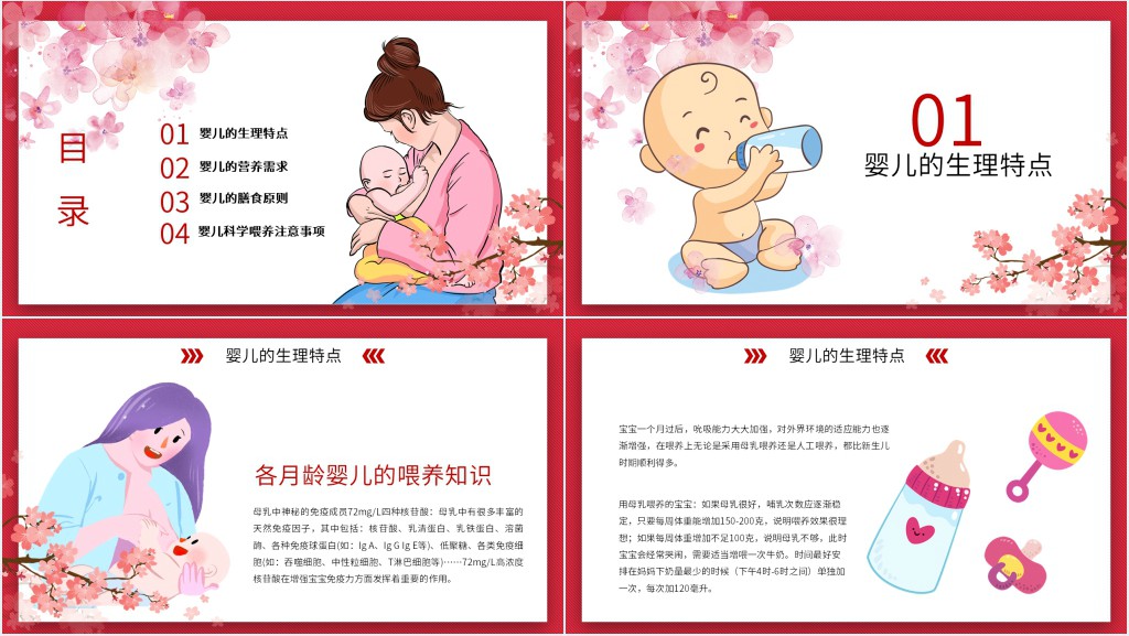 婴幼儿营养与科学喂养PPT 婴幼儿营养与科学喂养PPT