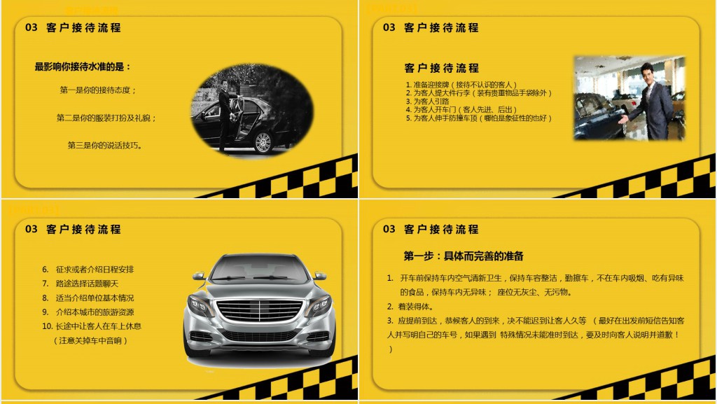 商务司机接待礼仪规定培训PPT模板 商务司机接待礼仪规定培训PPT模板
