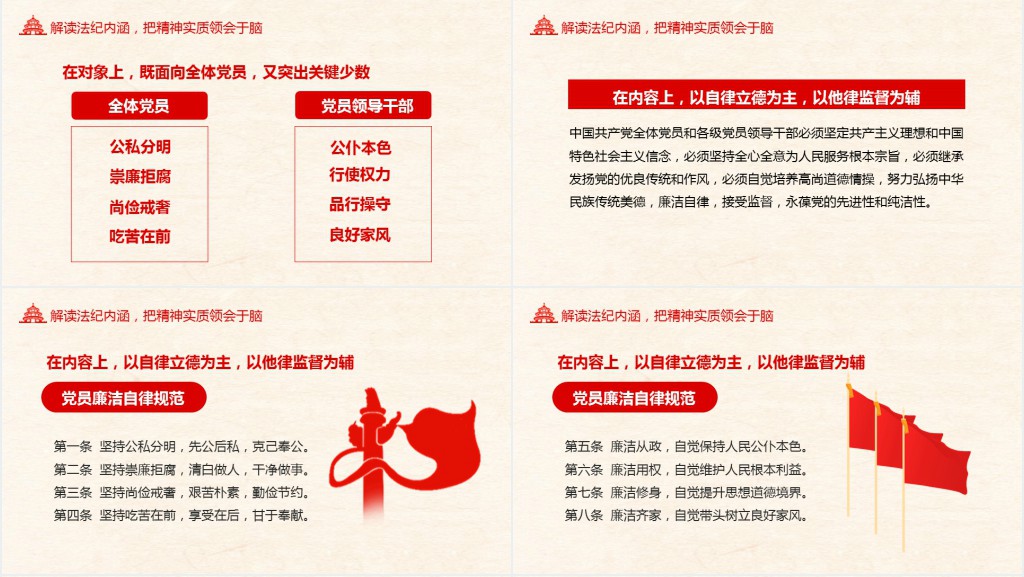 党员学习廉洁自律准则永葆共产党员本色主题内容PPT课件 党员学习廉洁自律准则永葆共产党员本色主题内容PPT课件