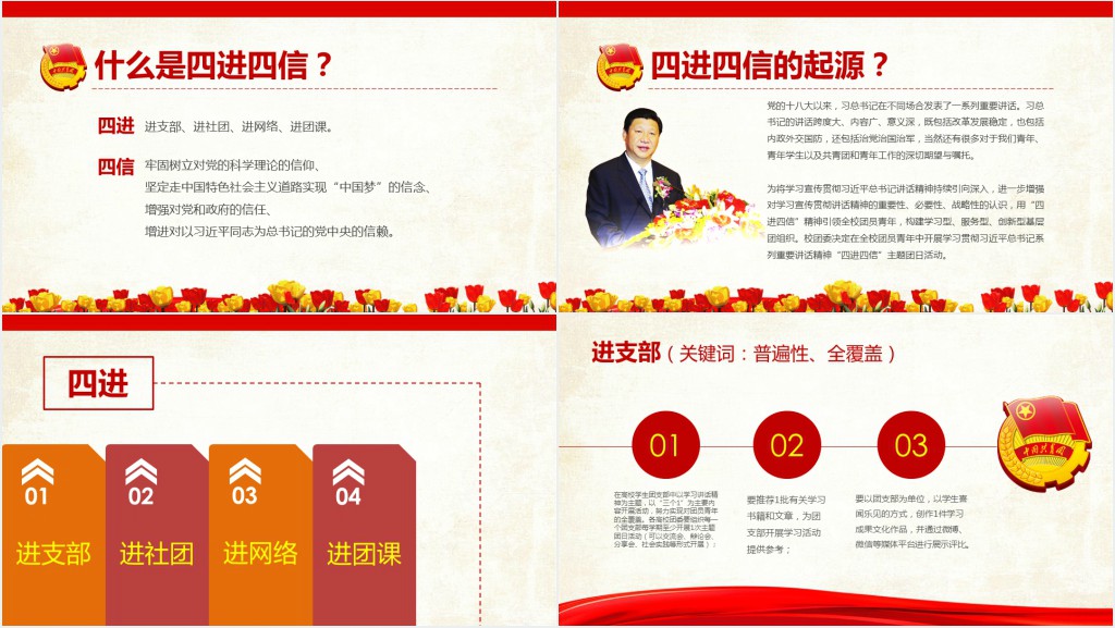 学习四进四信团日活动主题班会课PPT课件 学习四进四信团日活动主题班会课PPT课件