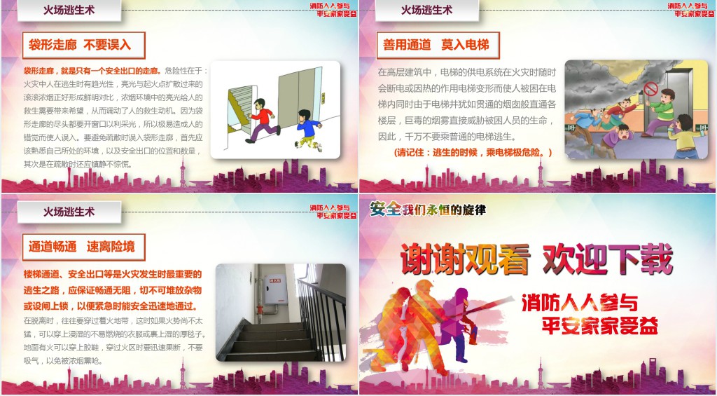 消防安全基础知识培训PPT模板 消防安全基础知识培训PPT模板