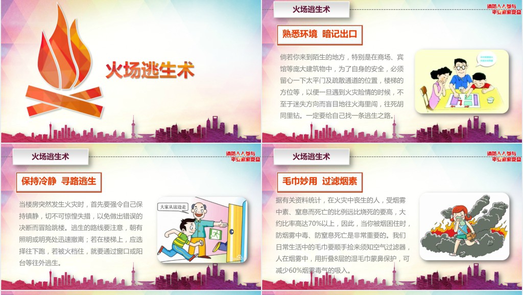 消防安全基础知识培训PPT模板 消防安全基础知识培训PPT模板