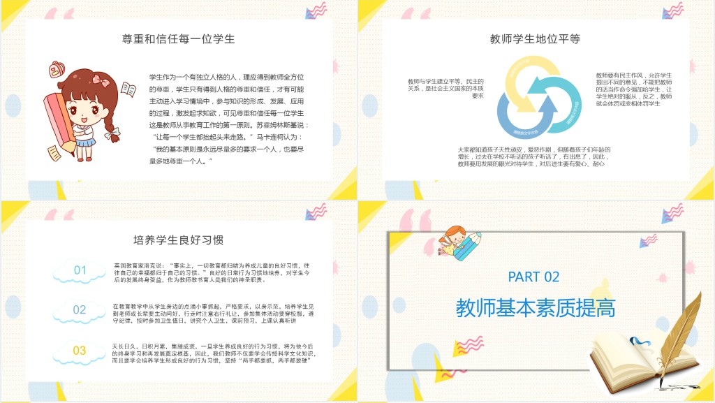 暑假教师培训讲课心得PPT模板 暑假教师培训讲课心得PPT模板