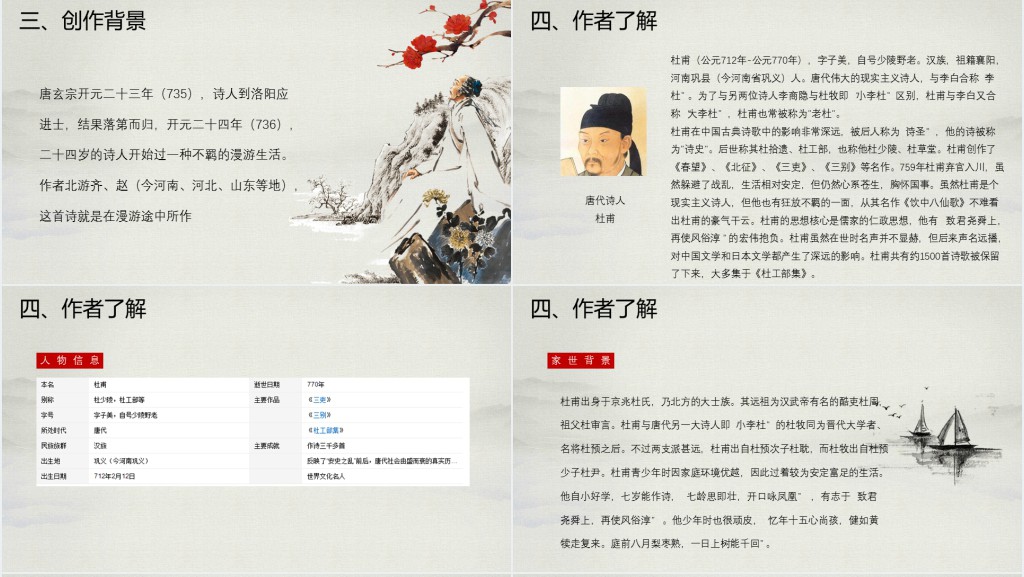 八年级上册语文望岳PPT课件 八年级上册语文望岳PPT课件