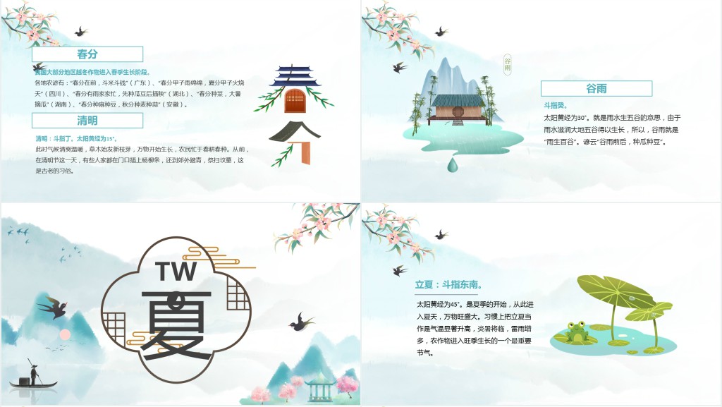 二十四节气各个节气简单介绍PPT课件 二十四节气各个节气简单介绍PPT课件