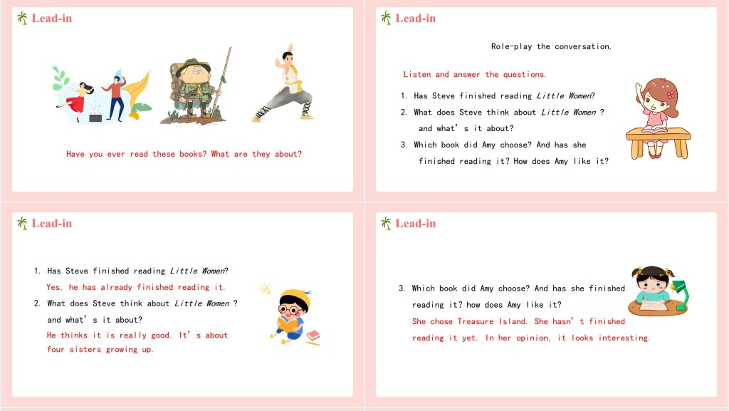 Have you read Treasure Island yet第一课时PPT课件 Have you read Treasure Island yet第一课时PPT课件