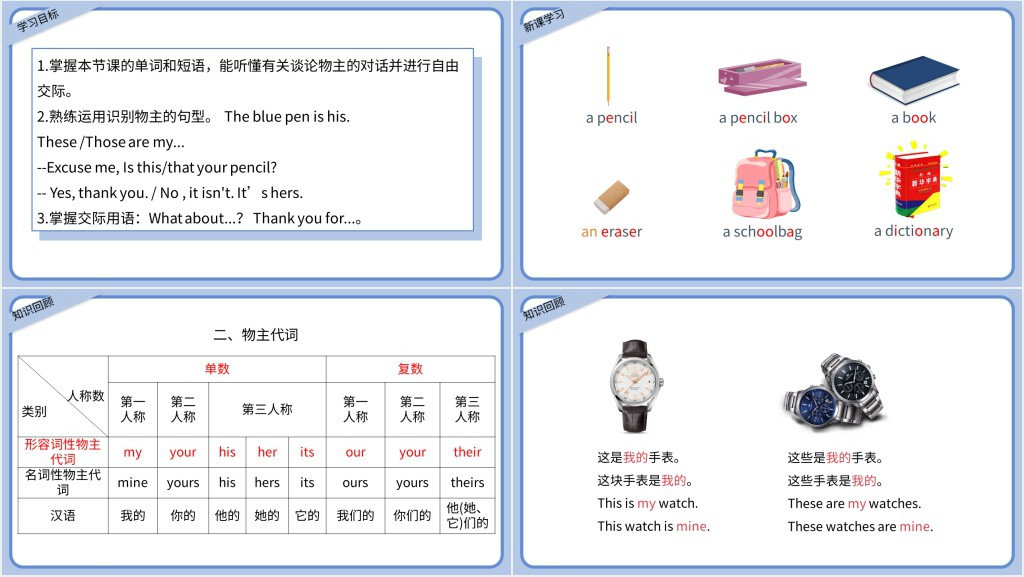 Is this your pencil第二课时PPT课件 Is this your pencil第二课时PPT课件