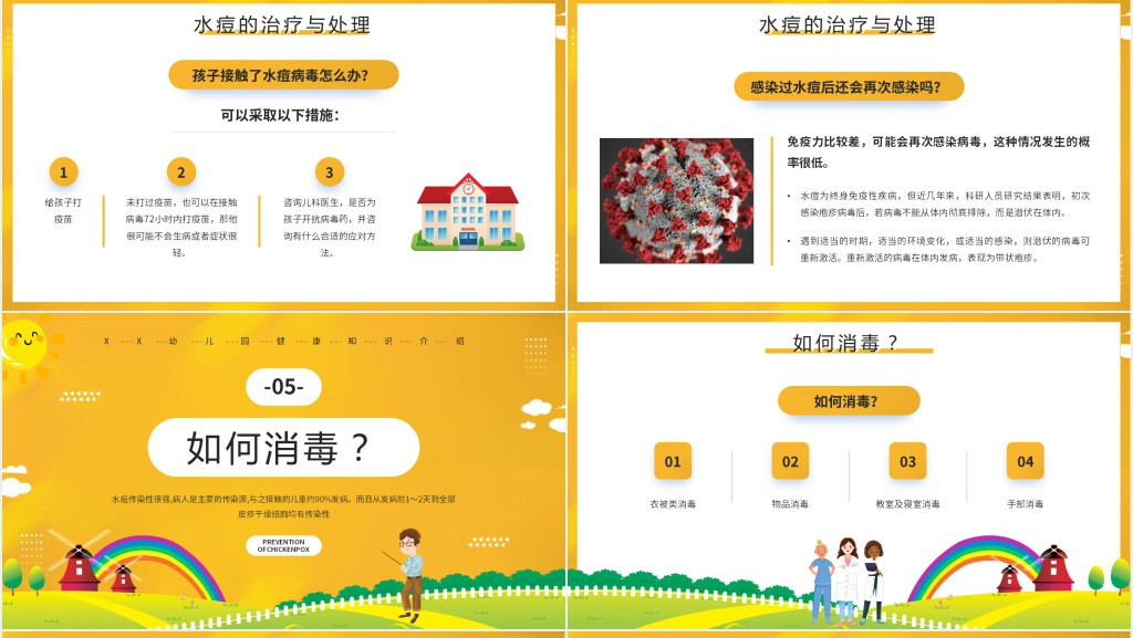 幼儿园预防水痘小知识教案PPT课件 幼儿园预防水痘小知识教案PPT课件