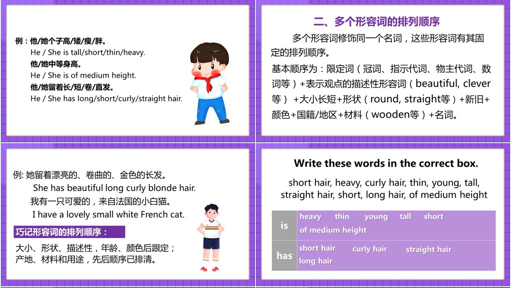 what does he look like第二课时PPT课件