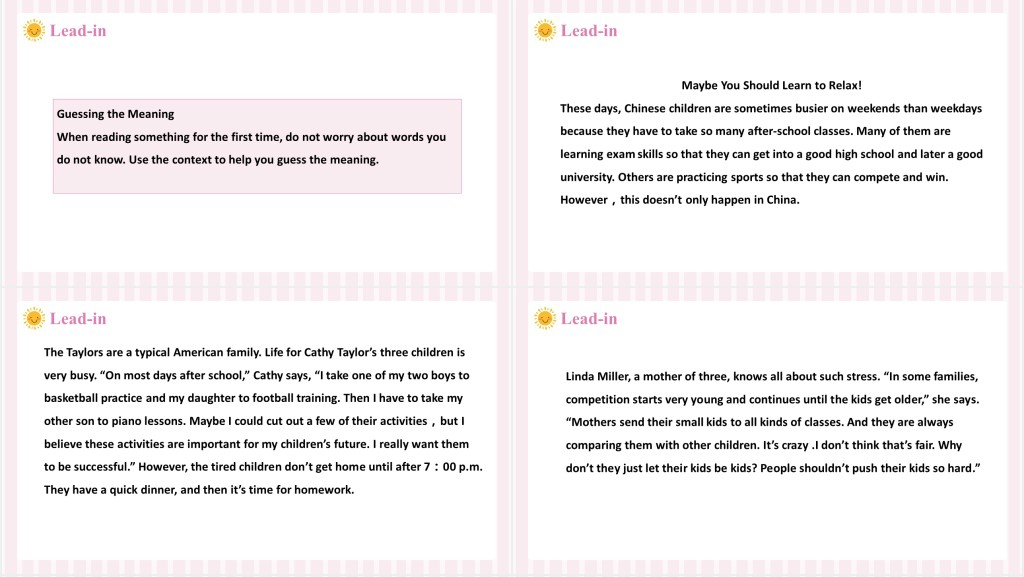 Why don’t you talk to your parents第4课时PPT课件 Why don’t you talk to your parents第4课时PPT课件