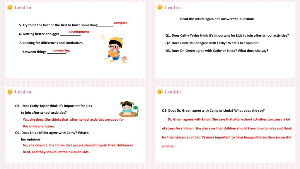 Why don’t you talk to your parents第4课时PPT课件 Why don’t you talk to your parents第4课时PPT课件