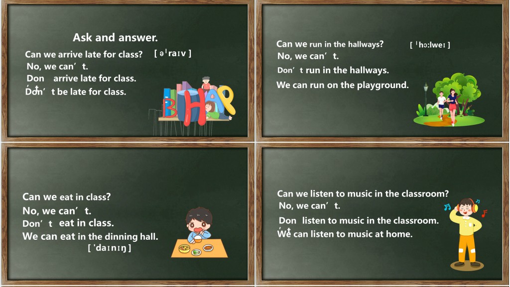 Don't eat in class教案PPT课件 Don't eat in class教案PPT课件