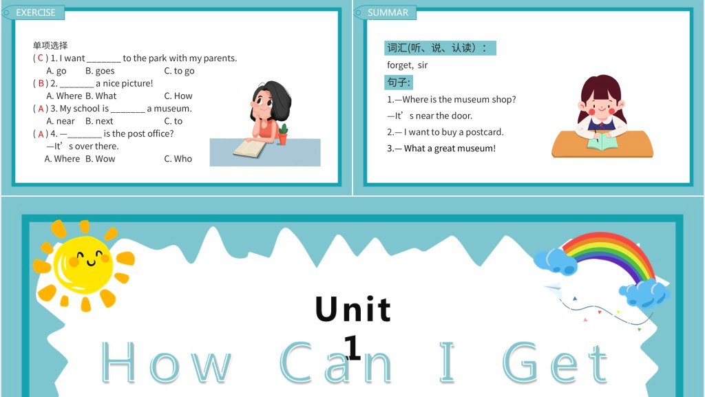 How Can I Get There教案PPT课件