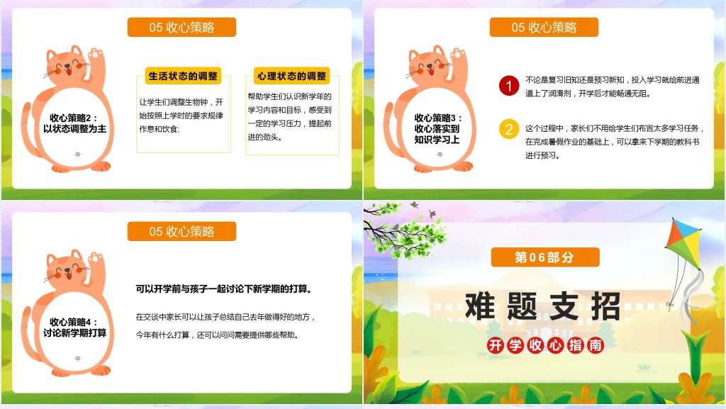 学生老师家长开学季收心指南图文PPT课件 学生老师家长开学季收心指南图文PPT课件