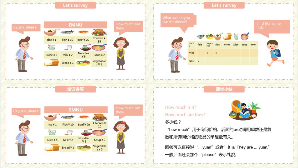 Dinner‘s ready第四课时PPT课件 Dinner‘s ready第四课时PPT课件
