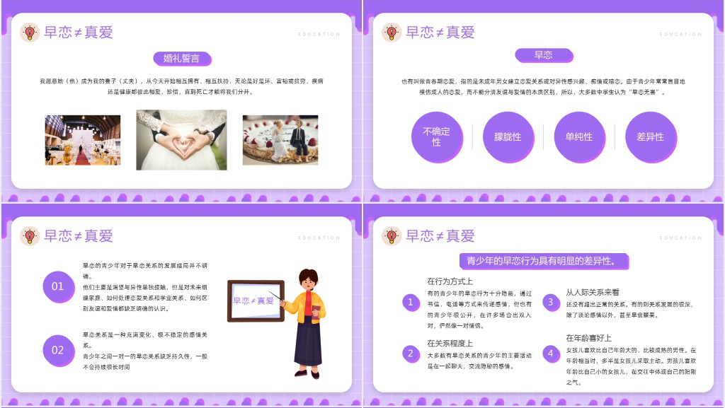 初中高中远离早恋教育知识PPT课件 初中高中远离早恋教育知识PPT课件