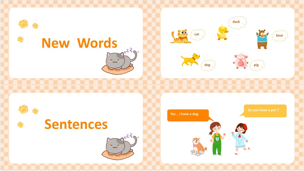 Unit 4 Pets教案PPT课件
