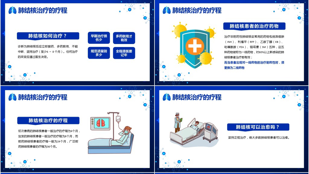 学校肺结核防治知识讲座PPT模板 学校肺结核防治知识讲座PPT模板