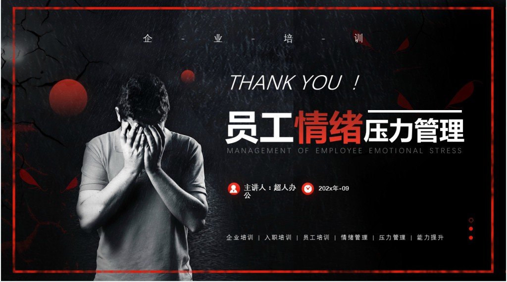 新老员工压力与情绪管理培训PPT课件