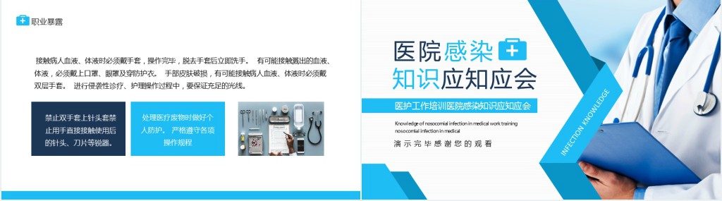 医护工作培训医院感染知识应知应会动态PPT