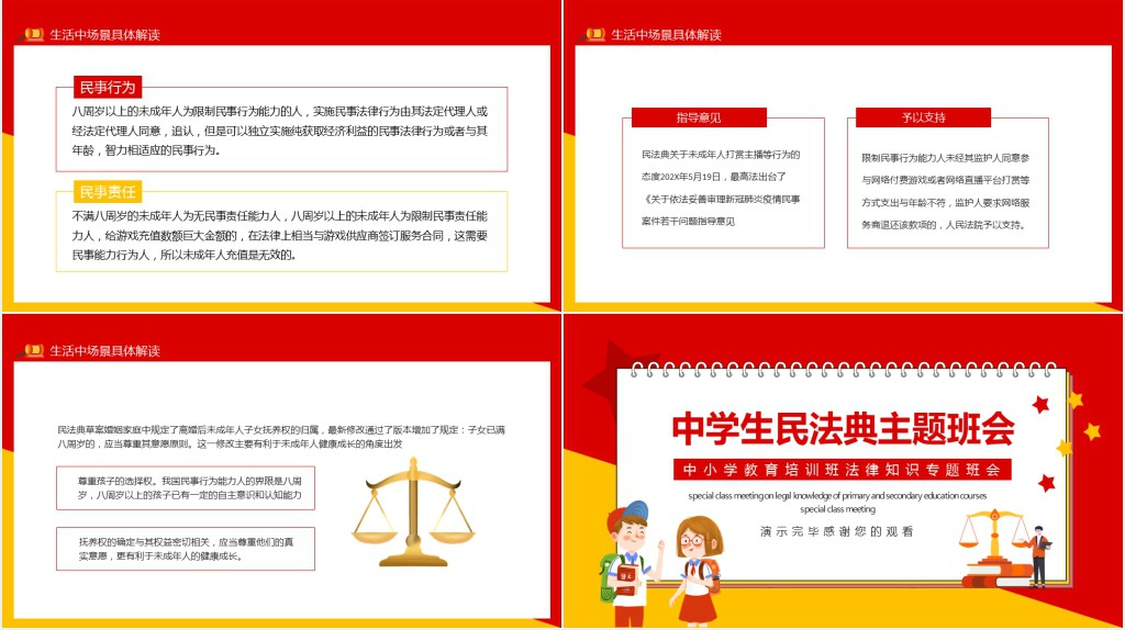 初中高中法律知识主题班会主题PPT课件 初中高中法律知识主题班会主题PPT课件