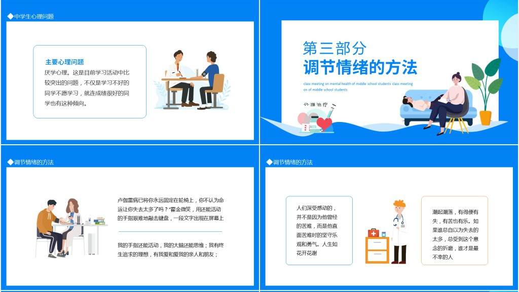 初中学生心理健康教育内容PPT课件