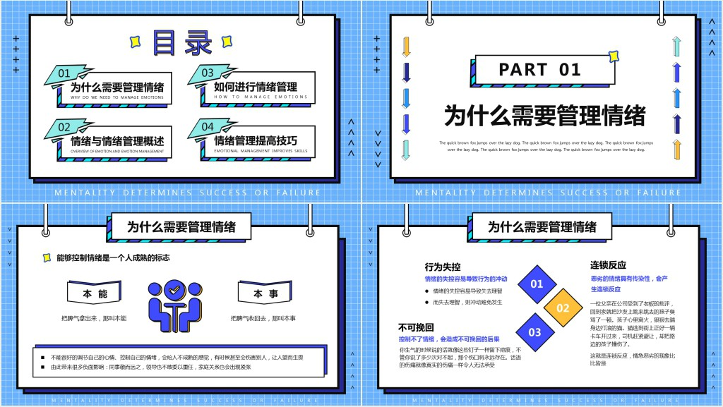 团队建设情绪管理方法培训PPT模板 团队建设情绪管理方法培训PPT模板