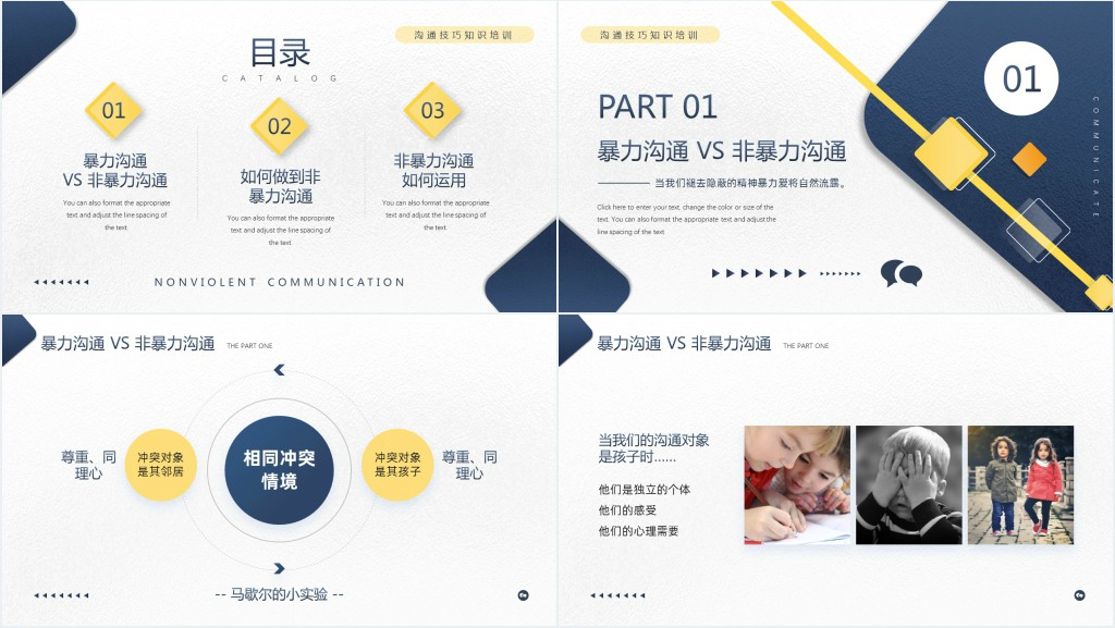 非暴力沟通培训班课程PPT课件 非暴力沟通培训班课程PPT课件