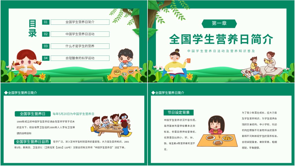 全国学生营养日主题PPT课件 全国学生营养日主题PPT课件