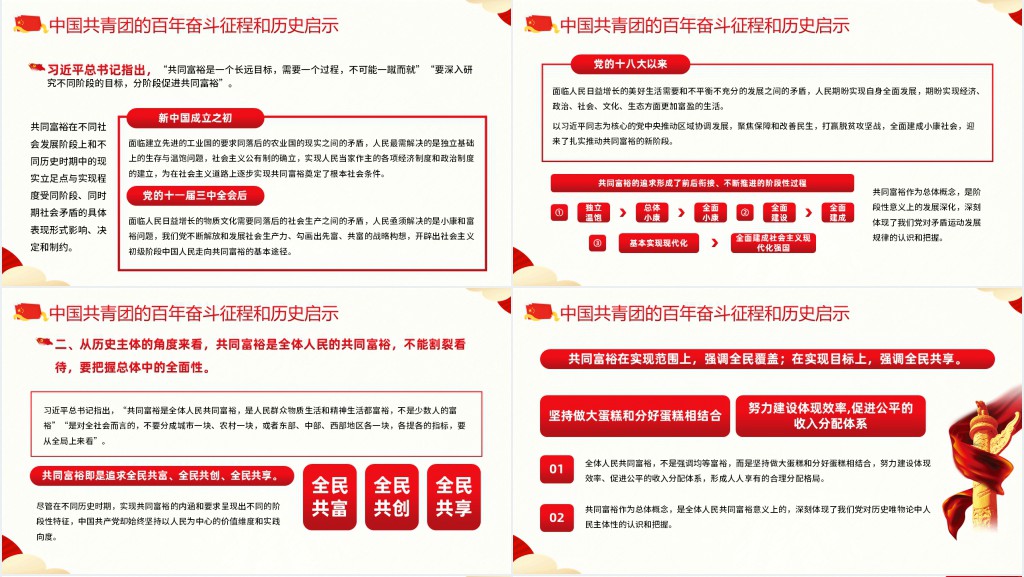 中国共青团的百年奋斗征程和历史启示二十大专题PPT党课 中国共青团的百年奋斗征程和历史启示二十大专题PPT党课
