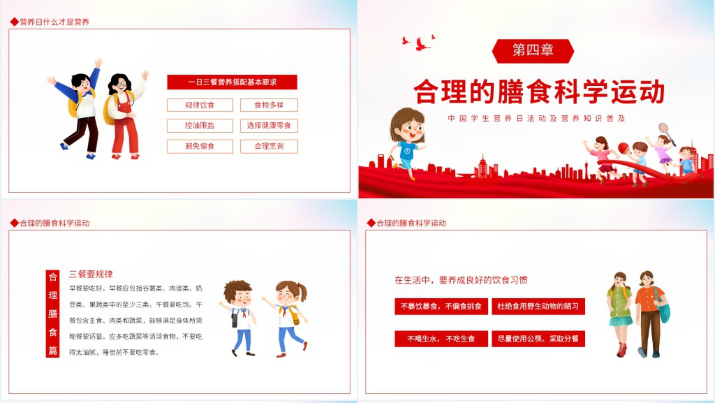 学校全国学生营养日主题PPT课件