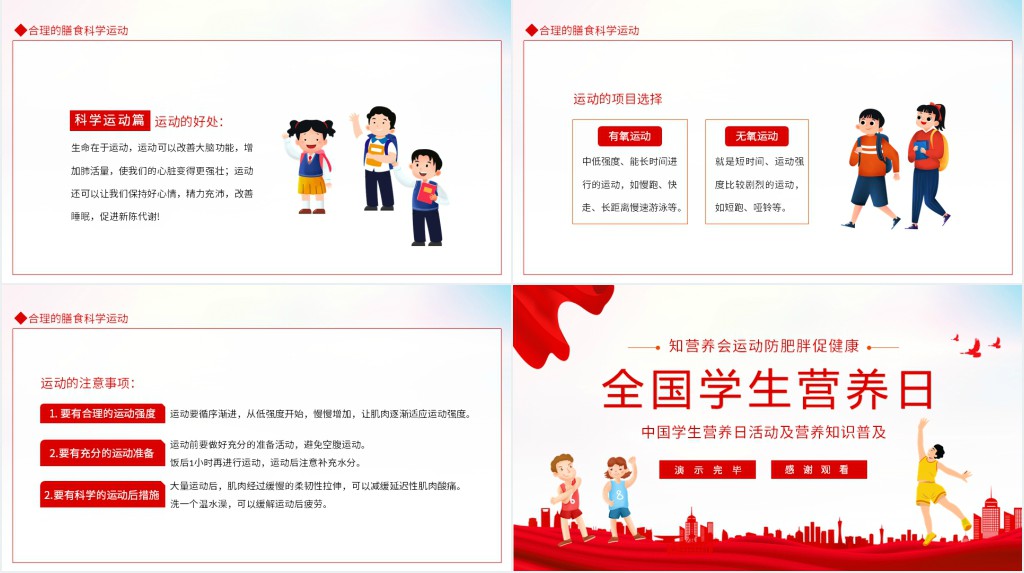 学校全国学生营养日主题PPT课件