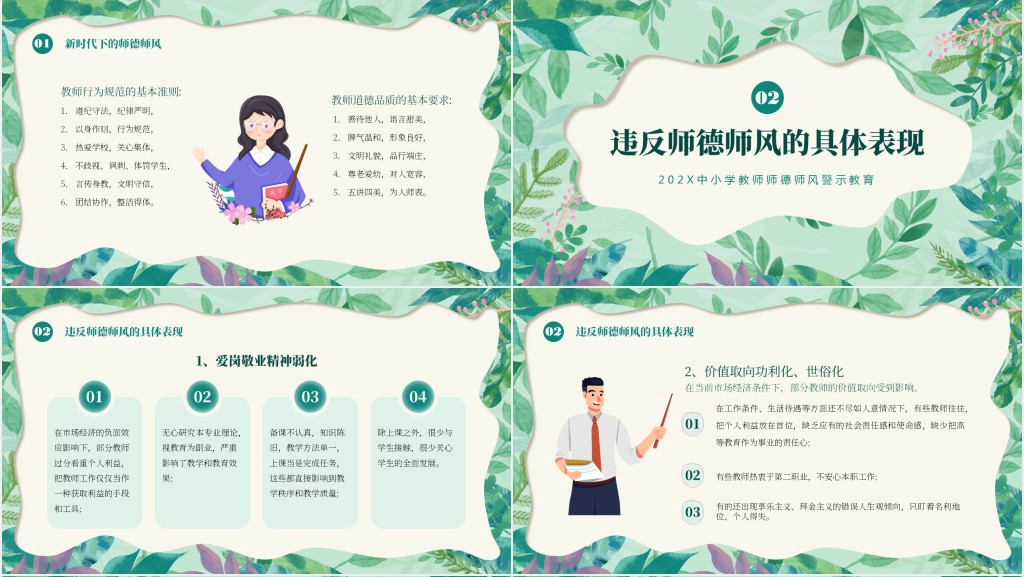 师德师风警示教育培训材料PPT课件 师德师风警示教育培训材料PPT课件